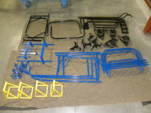 various powder coated parts