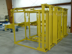 large piece powder coated